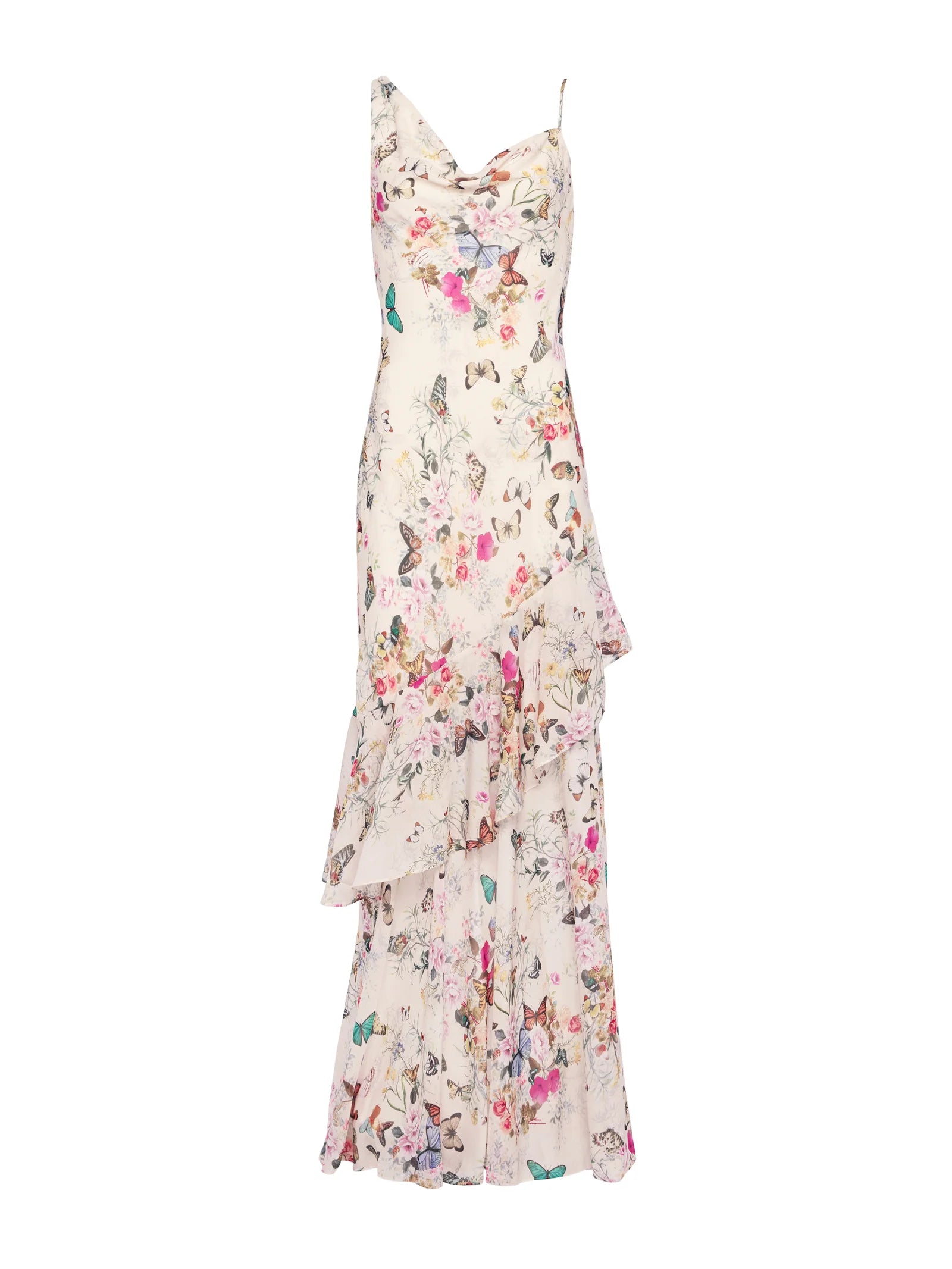 L'agence Women's Viola Silk Cowl-Neck Gown