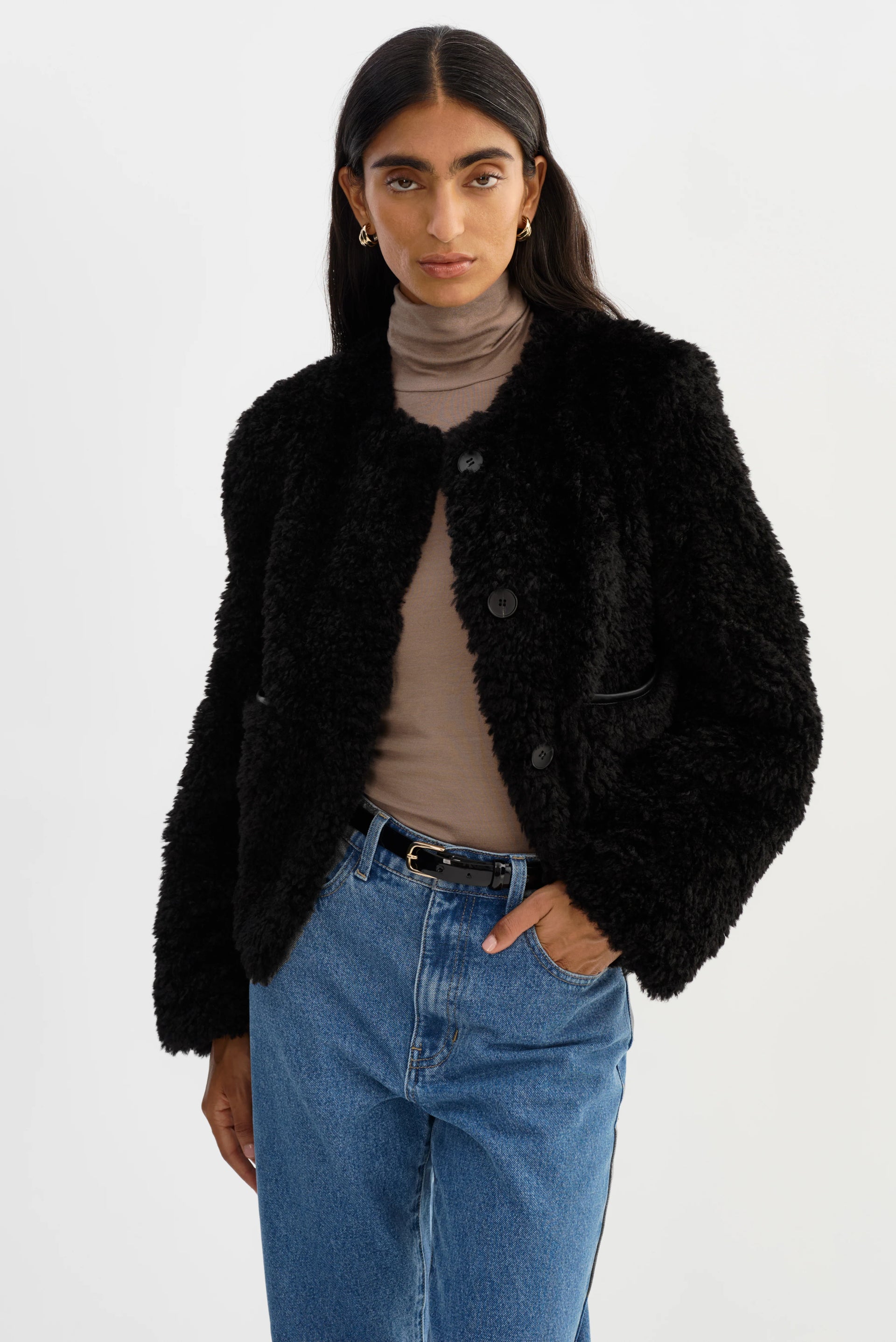 Lamarque Women's Emilia Faux Fur Jacket – Channers