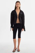 Lamarque Women's Markeesa Sheer Zebra Trench