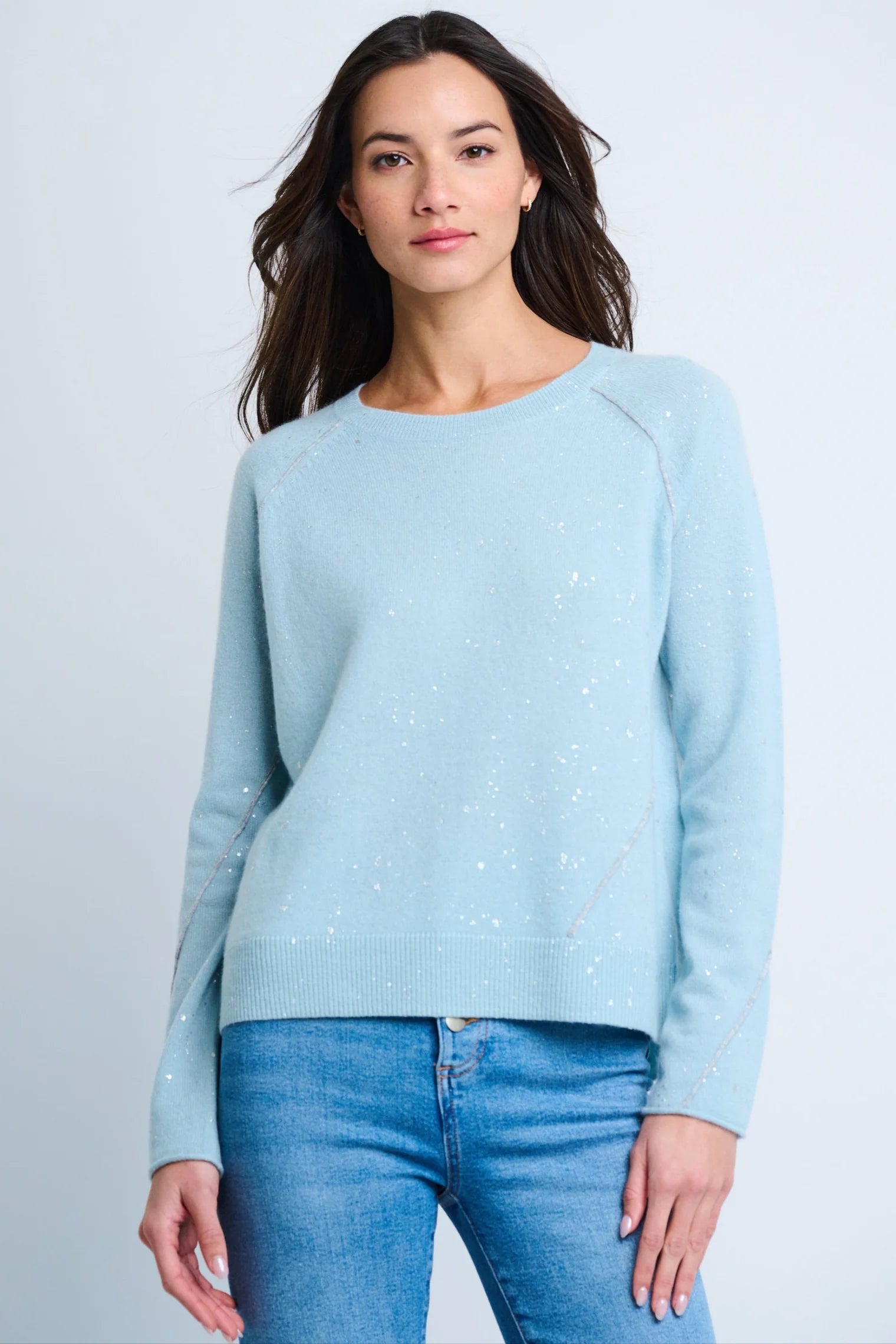 Lisa Todd Women's 100% Cashmere Diamond Dust Sweater