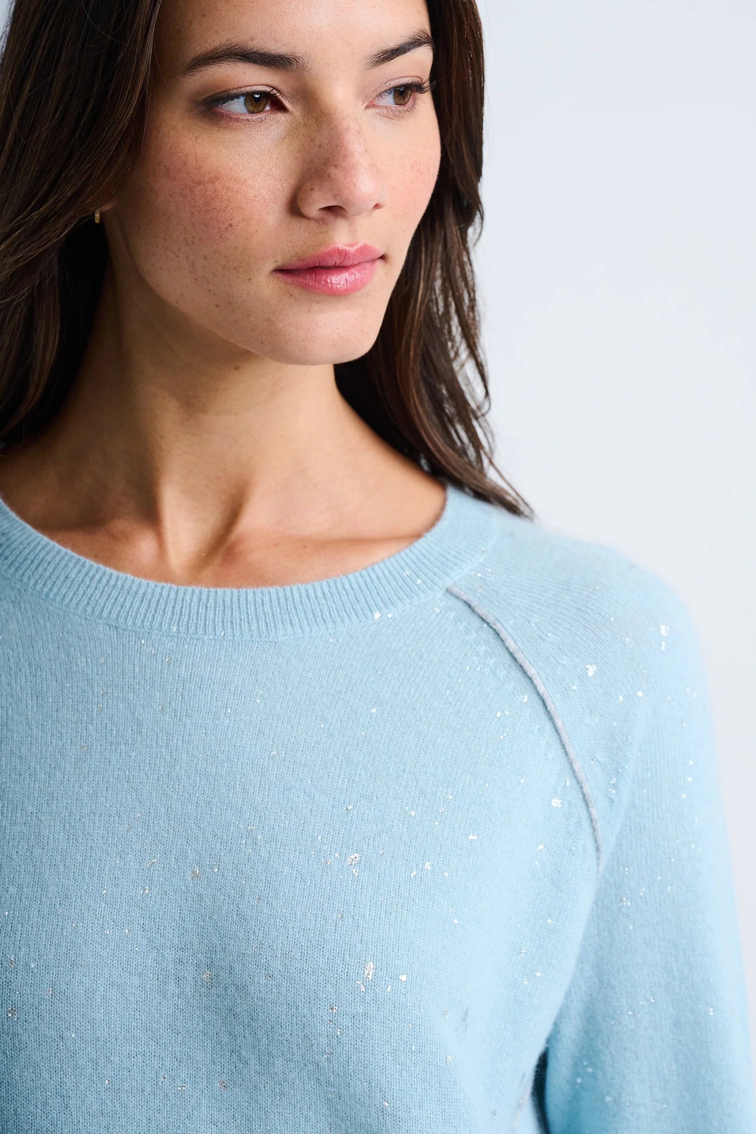 Lisa Todd Women's 100% Cashmere Diamond Dust Sweater