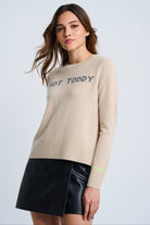 Lisa Todd Women's 100% Cashmere Hot Toddy Sweater