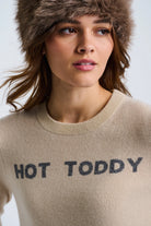 Lisa Todd Women's 100% Cashmere Hot Toddy Sweater