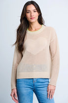 Lisa Todd Women's 100% Cashmere Open For Love Sweater