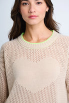 Lisa Todd Women's 100% Cashmere Open For Love Sweater