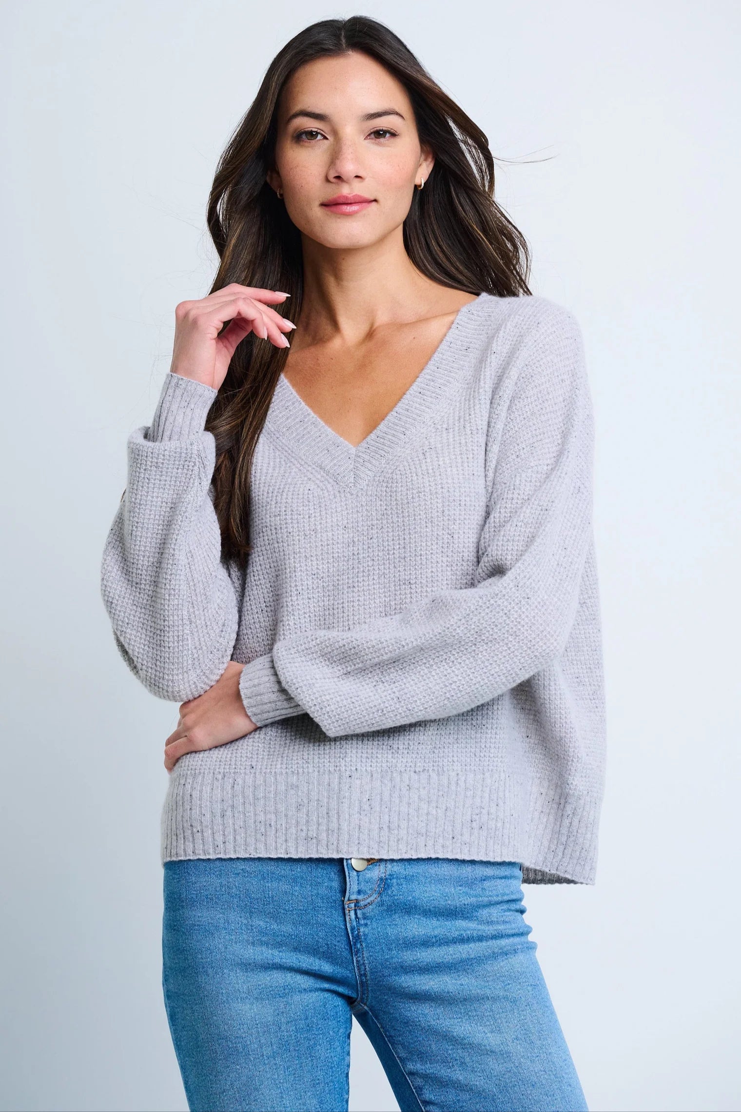 Lisa Todd Women's 100% Cashmere The Mixer Sweater