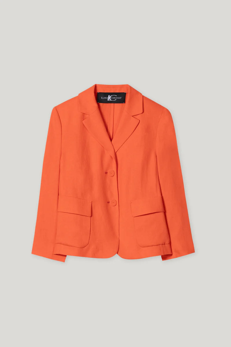 Luisa Cerano Women's Linen Blend Blazer