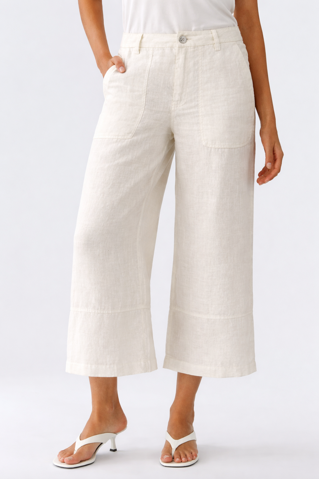 Oui Women's Linen Pant