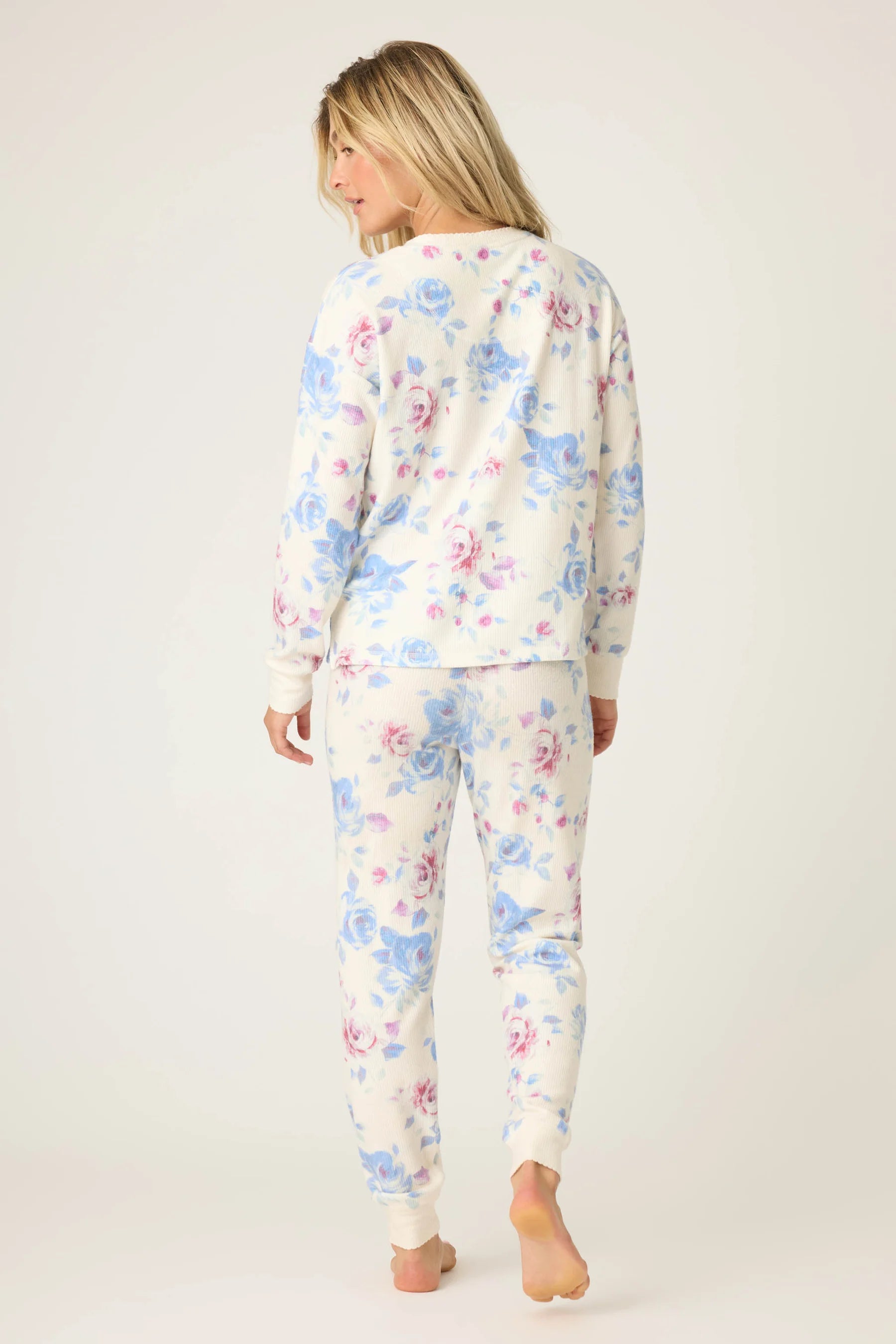 PJ Salvage Women's Rodeo Rose Floral Print PJ Set