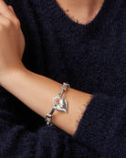 Jenny Bird Women's Padlock Heart Chain Bracelet 