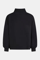 Penn & Ink Women's Black Mock Neck Sweater