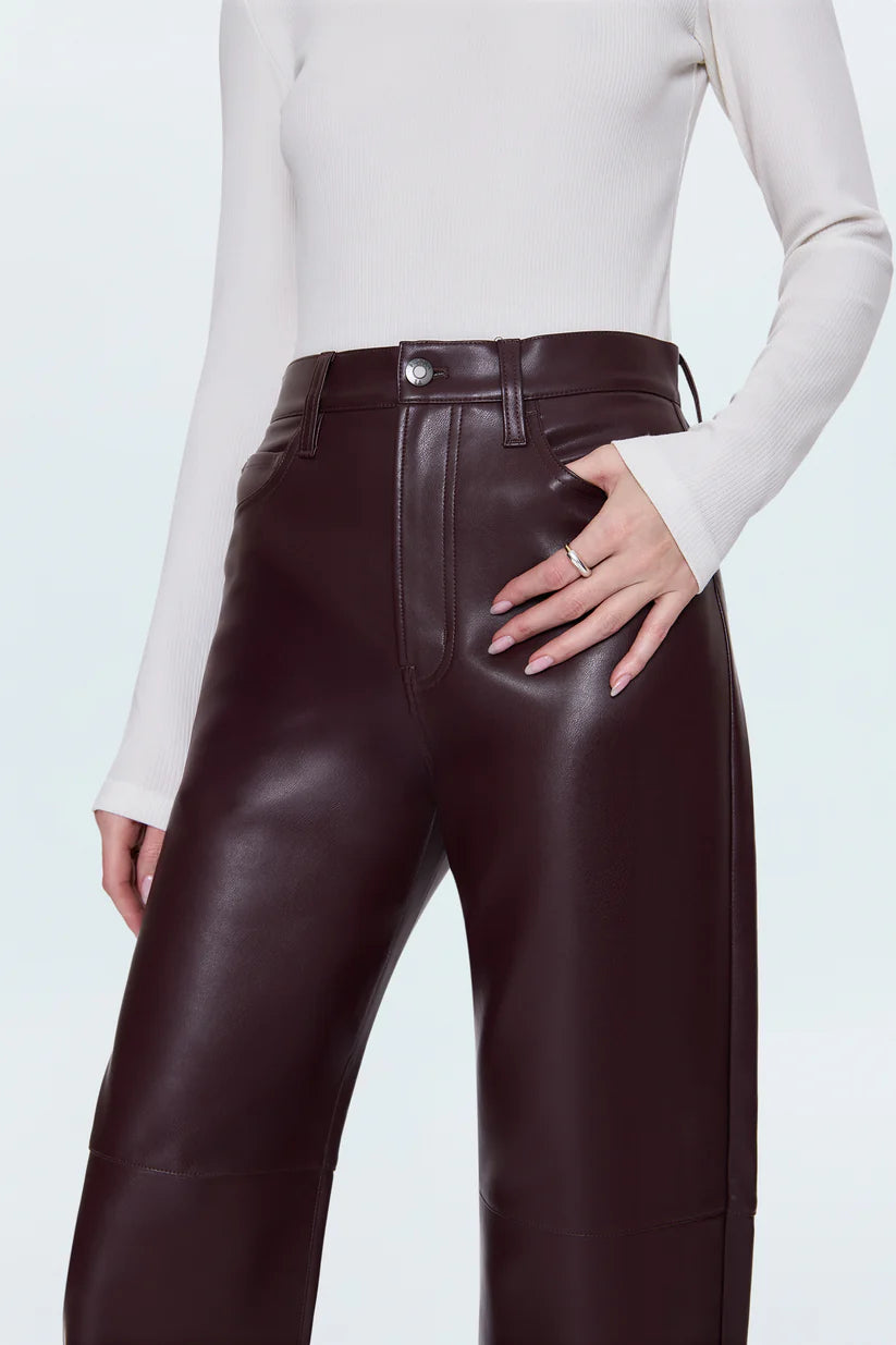 Pistola Women's Jett High Rise Bowed Straight Pant