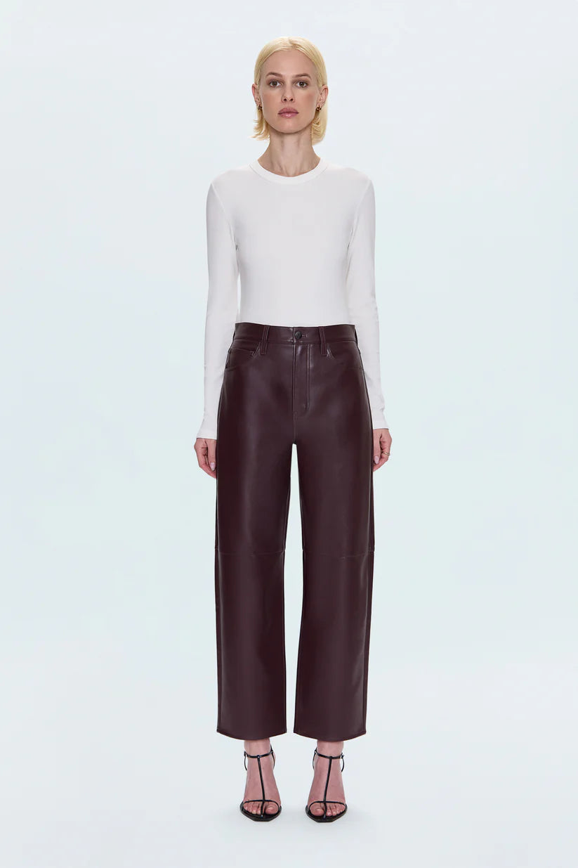 Pistola Women's Jett High Rise Bowed Straight Pant