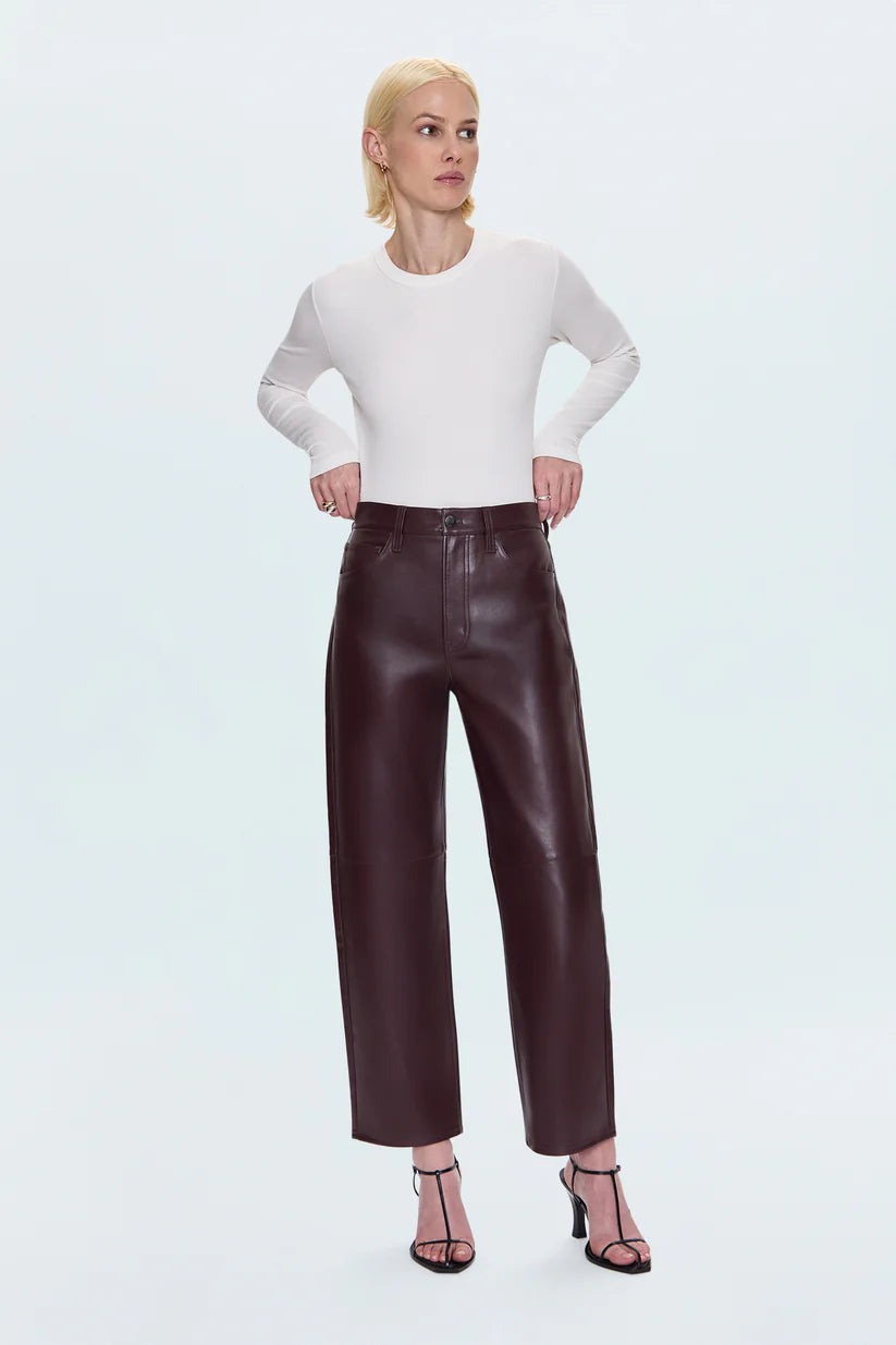 Pistola Women's Jett High Rise Bowed Straight Pant