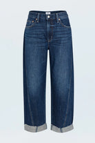 Pistola Women's Kacey Mid Rise Cuffed Boyfriend Pant