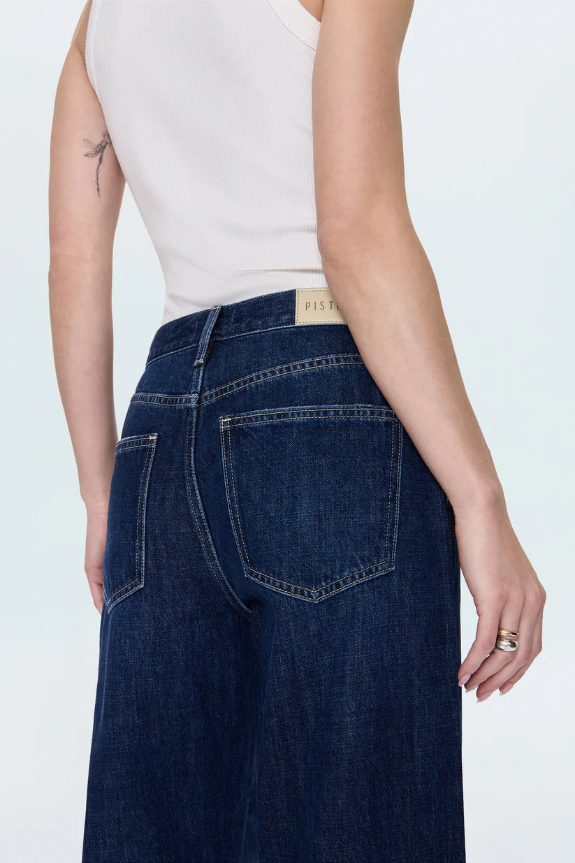 Pistola Women's Kacey Mid Rise Cuffed Boyfriend Pant