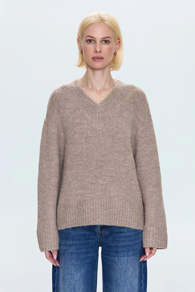 Pistola Women's Talia Chunky V-Neck Sweater