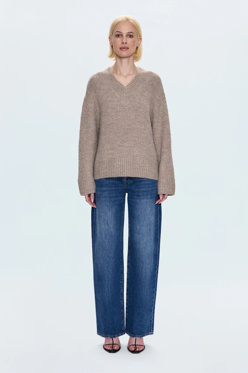 Pistola Women's Talia Chunky V-Neck Sweater