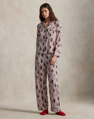 Polo Bear Cotton Sateen Madison Button Up Pajama Set 