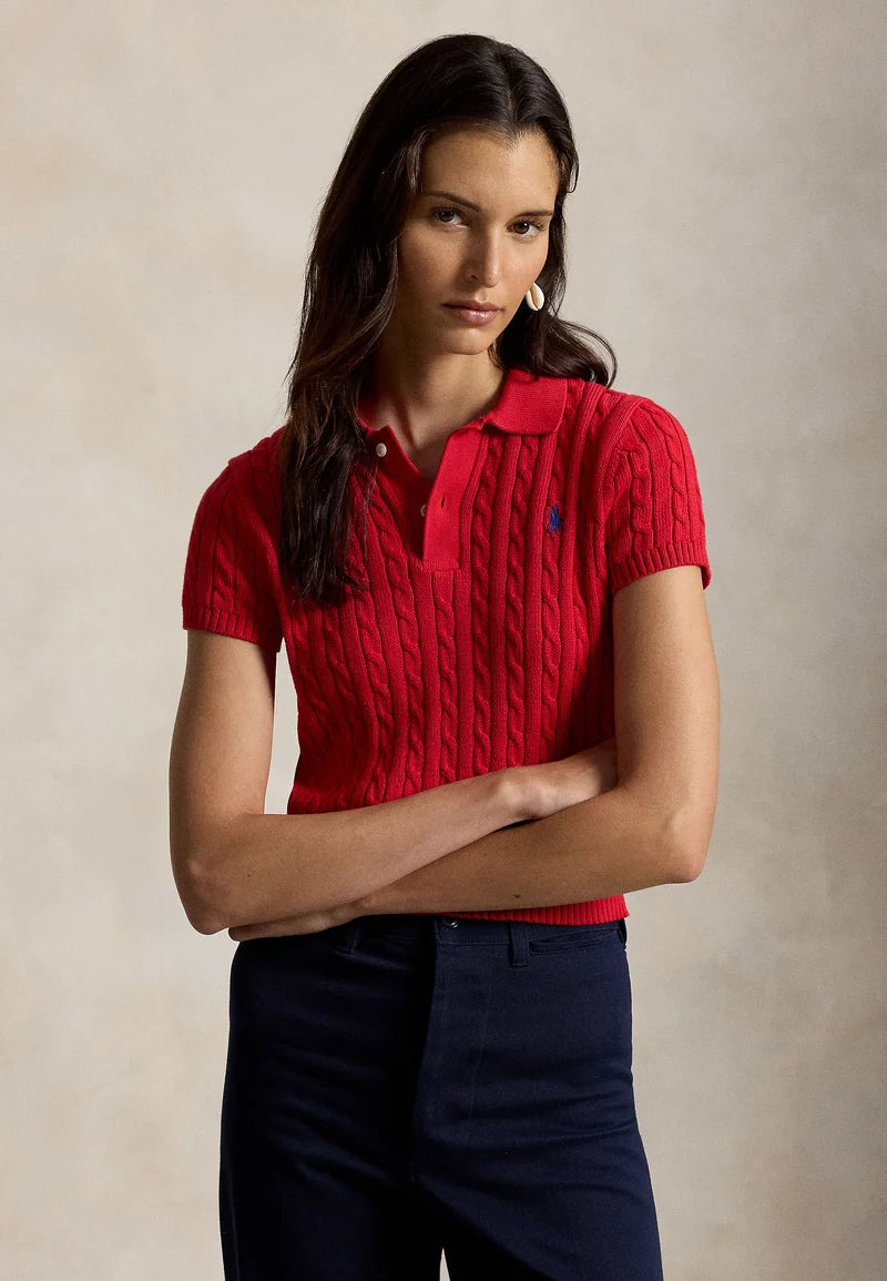 Polo Ralph Lauren Women's Cotton Collared Pullover Polo – Channers
