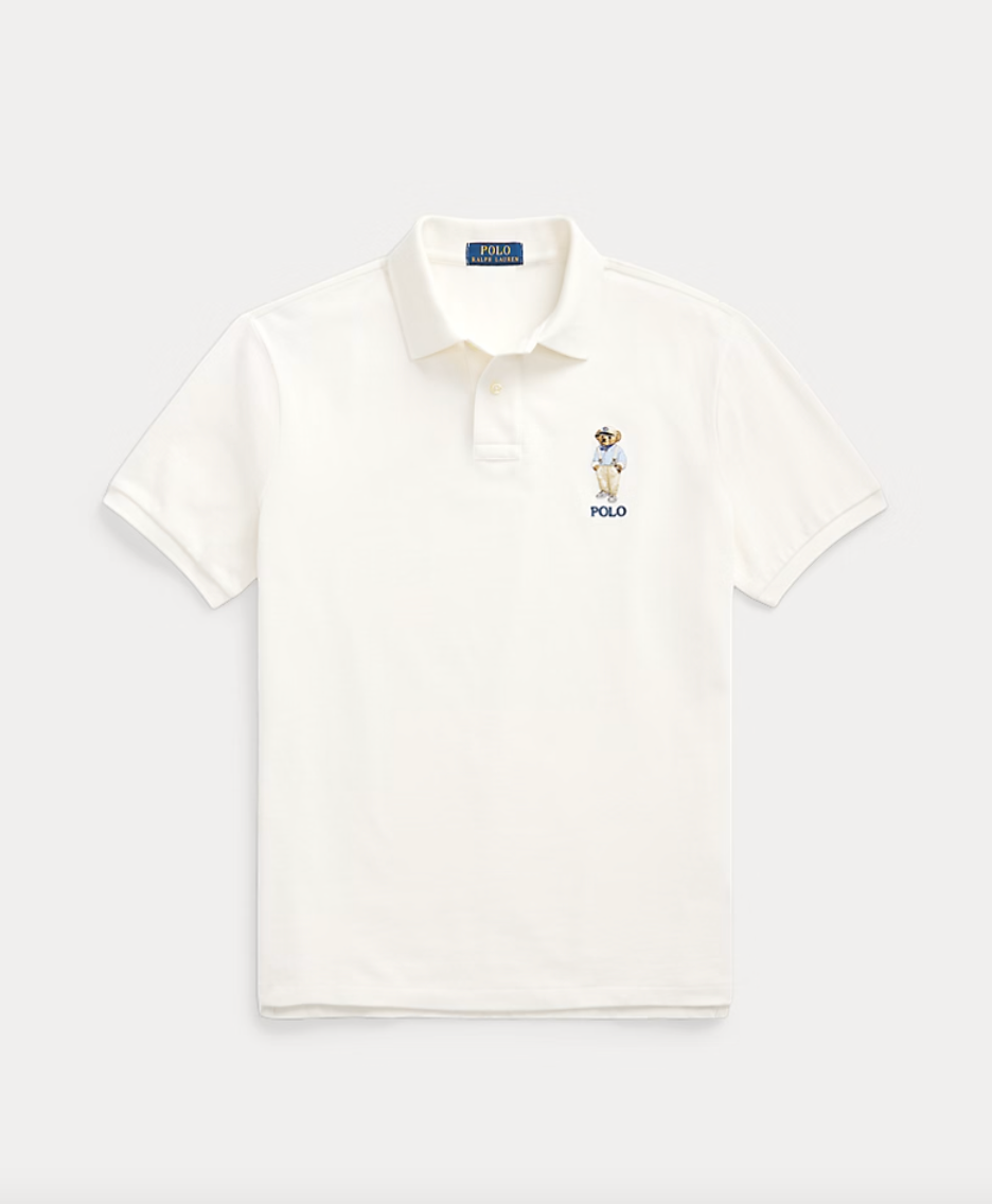 Ralph Lauren Men's Classic Fit Polo Bear Mesh Polo Shirt