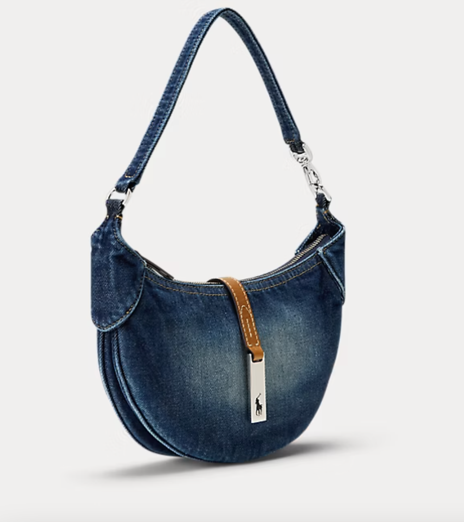 Ralph Lauren Women's Polo ID Denim Mini Shoulder Bag