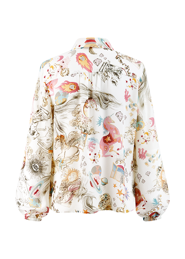 Riani Women's Blouse with Dreamscape Print