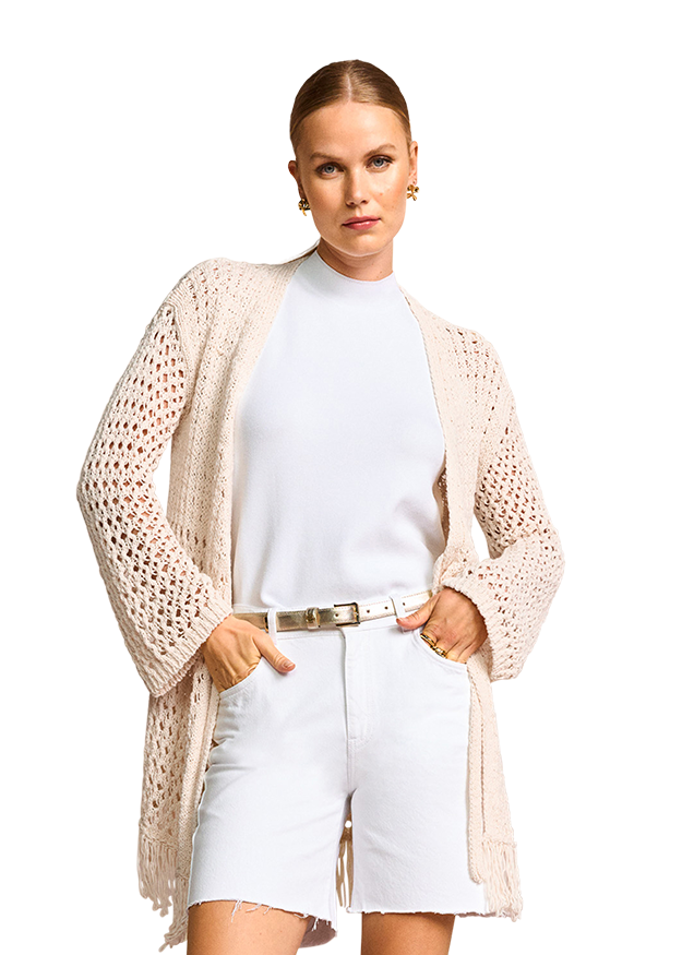 Riani Women's Cardigan with Fringes