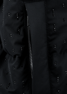 Riani Women's Cropped Quilted Jacket With Rhinestones