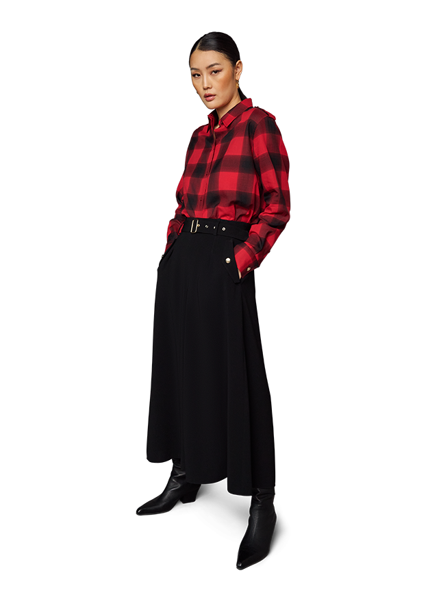 Riani Women's Lumberjack Check Blouse