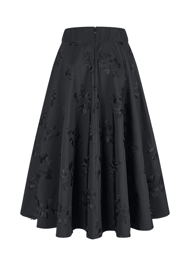 Riani Women's Midi Skirt with Cherry Embroidery