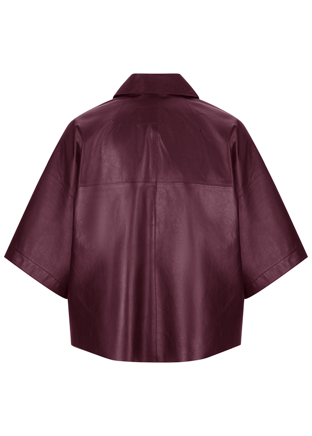 Riani Women's Shirt jacket in Lamb Nappa