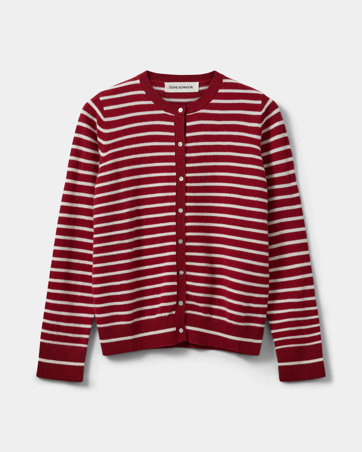 Sofie Schnoor Women's Soft Striped Wool Cardigan