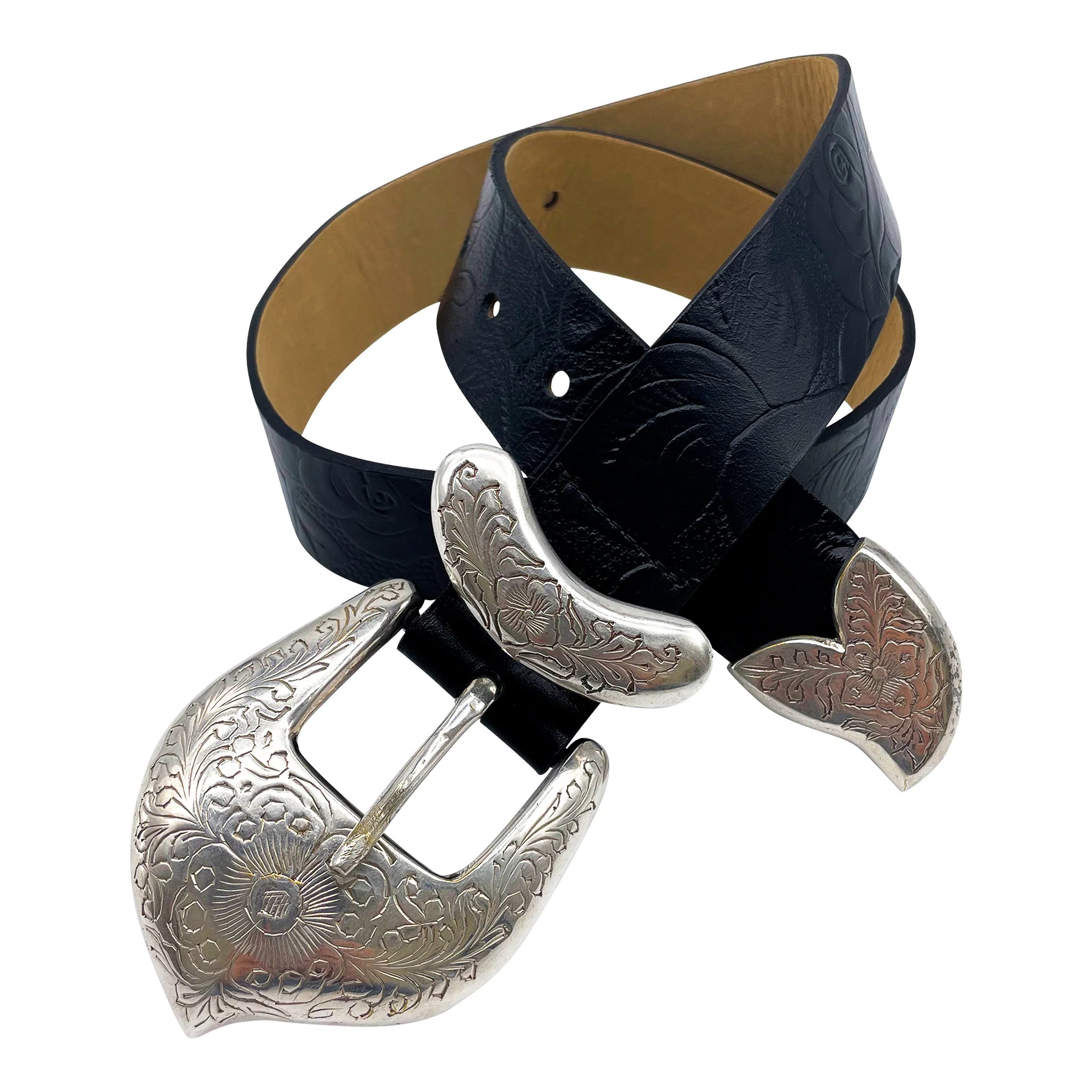 Streets Ahead Women's Leather Jordan Western Belt